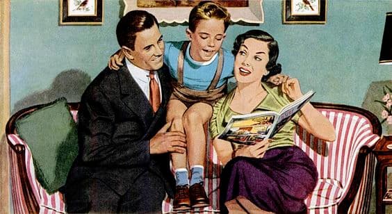 Collection of vintage family photos